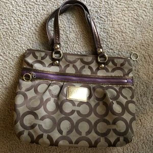 Large coach tote bag